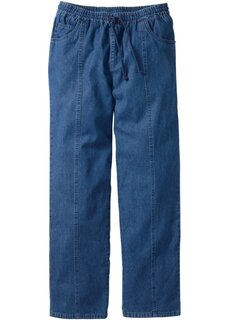 Прямые брюки классического кроя без застежек Bpc Bonprix Collection, синий
