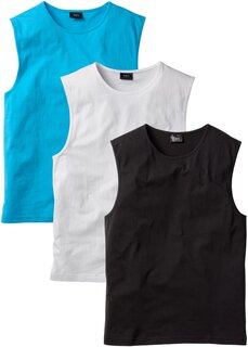 Мышечная рубашка (3 шт) Bpc Bonprix Collection, белый