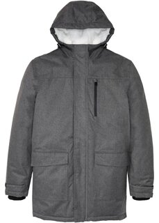 Функциональная уличная куртка с флисом тедди Bpc Bonprix Collection, серый