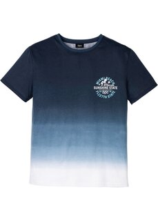 Градиентная футболка Bpc Bonprix Collection, синий
