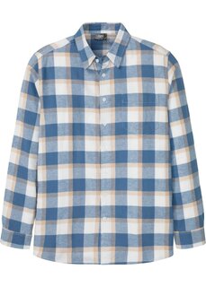 Фланелевая рубашка с длинными рукавами Bpc Bonprix Collection, бежевый