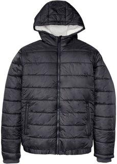 Зимняя стеганая куртка удобного кроя Bpc Bonprix Collection, черный