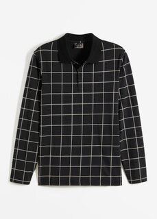 Рубашка-поло с длинными рукавами Bpc Selection, черный