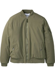 Куртка-бомбер из переработанного полиэстера John Baner Jeanswear, зеленый