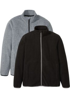Флисовая куртка (2 шт) Bpc Bonprix Collection, черный