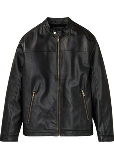 Куртка из искусственной кожи байкерского кроя John Baner Jeanswear, черный