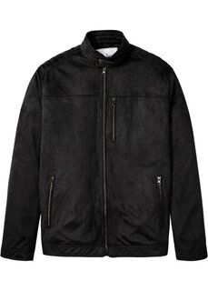 Короткая куртка из велюра John Baner Jeanswear, черный