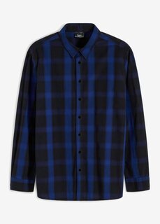 Рубашка с длинным рукавом Bpc Bonprix Collection, синий
