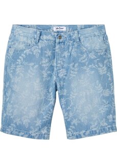 Джинсы-шорты свободного кроя John Baner Jeanswear, голубой