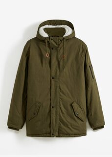 Куртка с удобным кроем и капюшоном Bpc Bonprix Collection, зеленый