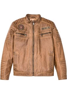 Куртка из искусственной кожи John Baner Jeanswear, коричневый