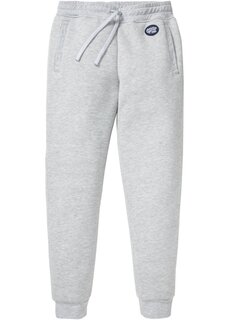 Утепленные спортивные брюки с плюшевой подкладкой Bpc Bonprix Collection, серый