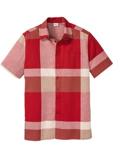 Рубашка с коротким рукавом John Baner Jeanswear, красный
