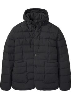 Стеганая куртка с флисовой ветрозащитой Bpc Selection, черный