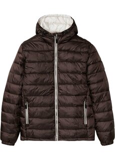 Стеганая куртка с капюшоном Bpc Bonprix Collection, коричневый
