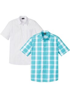 Легкая рубашка с коротким рукавом (2 шт) Bpc Bonprix Collection, белый