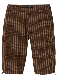Длинные шорты карго удобной классической посадки Bpc Bonprix Collection, коричневый