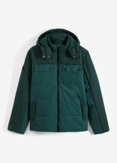 Зимняя стеганая куртка John Baner Jeanswear, зеленый
