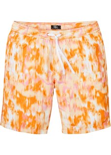 Пляжные шорты стандартного кроя из переработанного полиэстера Bpc Bonprix Collection, оранжевый