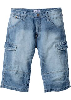 Джинсы длинные шорты свободного кроя John Baner Jeanswear, синий