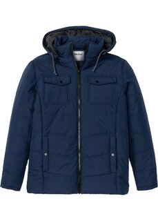Зимняя стеганая куртка из переработанного полиэстера John Baner Jeanswear, синий