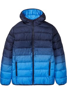 Стеганая куртка с капюшоном и градиентной расцветкой Bpc Bonprix Collection, синий