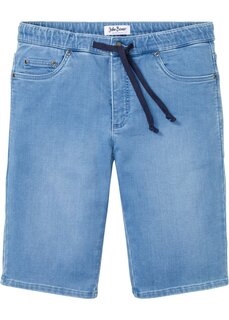 Спортивные джинсы-шорты удобной классической посадки John Baner Jeanswear, голубой