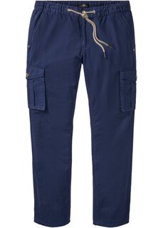Прямые брюки карго стандартного кроя Bpc Bonprix Collection, синий
