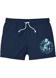 Пляжные шорты из переработанного полиэстера Bpc Bonprix Collection, синий