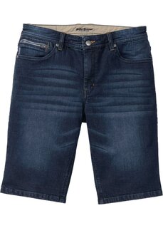 Джинсы-шорты стрейч узкого кроя John Baner Jeanswear, синий