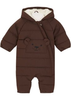 Детский зимний комбинезон на теплой подкладке Bpc Bonprix Collection, коричневый