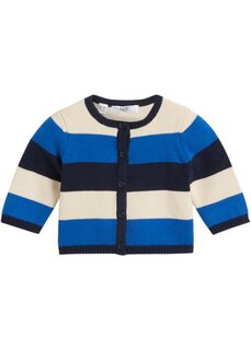 Детская куртка тонкой вязки из хлопка Bpc Bonprix Collection, синий