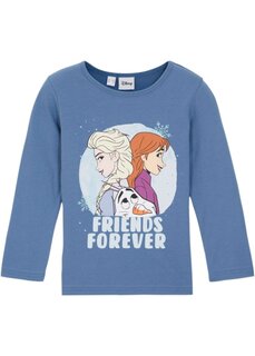 Рубашка с длинными рукавами для девочки frozen Bpc Bonprix Collection, синий