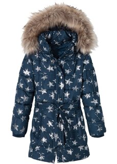 Зимняя куртка для девочки со звездным принтом Bpc Bonprix Collection, синий