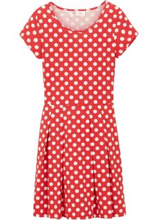 Платье-рубашка для девочек в горошек из натурального хлопка Bpc Bonprix Collection, красный