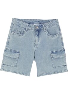 Джинсовые шорты карго для девочек John Baner Jeanswear, синий