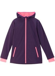 Куртка из софтшелла для девочек Bpc Bonprix Collection, фиолетовый