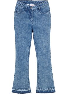 Расклешенные джинсы стрейч для девочек John Baner Jeanswear, синий