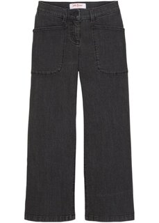 Широкие джинсы для девочек John Baner Jeanswear, черный