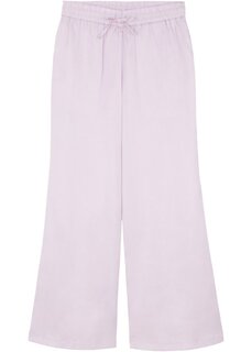 Атласные брюки для девочек с эластичным поясом Bpc Bonprix Collection, сиреневый