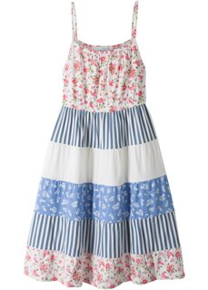 Летнее трикотажное платье для девочек из натурального хлопка Bpc Bonprix Collection, белый