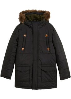 Функциональная зимняя куртка для мальчика с капюшоном Bpc Bonprix Collection, черный