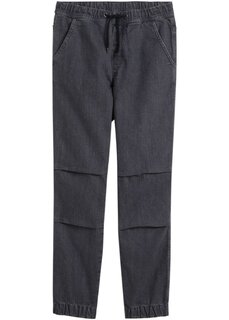 Брюки без застежки для мальчика со стопорами свободного кроя John Baner Jeanswear, серый