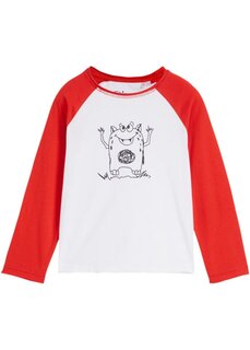 Рубашка для мальчика с длинными рукавами Bpc Bonprix Collection, красный