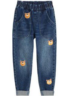 Джинсы для мальчиков с принтом стандартного кроя John Baner Jeanswear, синий