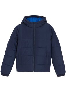 Зимняя куртка для мальчика со спортивными лентами Bpc Bonprix Collection, синий