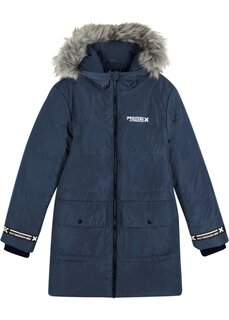 Зимняя куртка для мальчика со съемным воротником из искусственного меха Bpc Bonprix Collection, синий