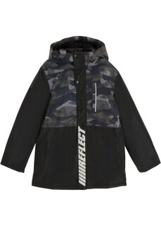 Зимняя куртка для мальчика с капюшоном Bpc Bonprix Collection, черный