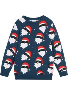 Рождественский свитер для мальчика Bpc Bonprix Collection, синий