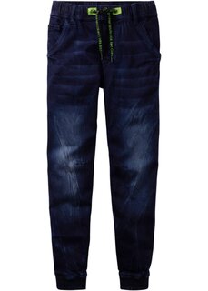 Спортивные джинсы для мальчиков с эластичным поясом облегающего кроя John Baner Jeanswear, синий